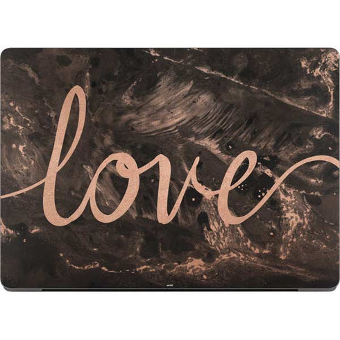Love Rose Gold Black MacBook Pro 14in (2021-24) Skin