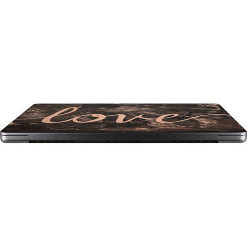 Love Rose Gold Black MacBook Pro 14in (2021-24) Skin
