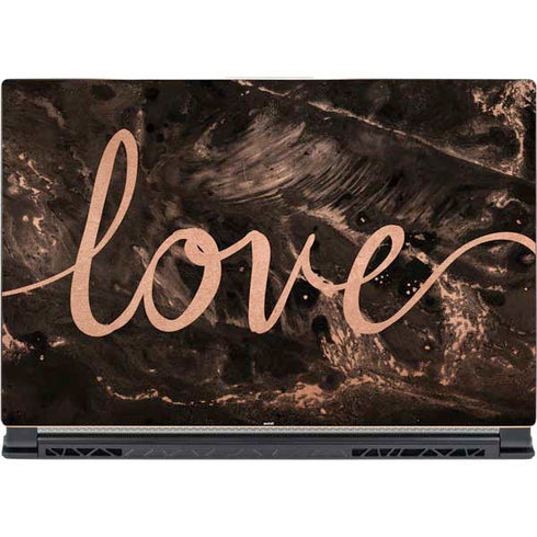 Love Rose Gold Black MSI GS65 Stealth Laptop Skin