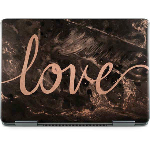 Love Rose Gold Black Notebook 9 Pro 13in (2017) Skin