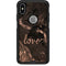 Love Rose Gold Black Otterbox Commuter iPhone Skin