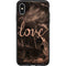 Love Rose Gold Black Otterbox Symmetry iPhone Skin