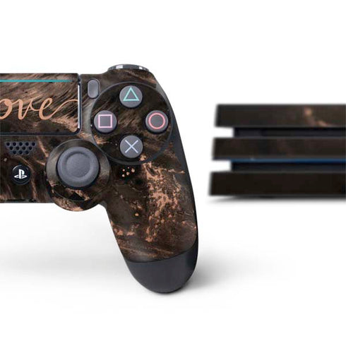 Love Rose Gold Black PS4 Pro Bundle Skin