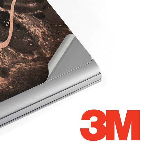 Love Rose Gold Black Surface Book 2 15in Skin