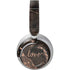 Love Rose Gold Black Surface Headphones Skin