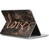 Love Rose Gold Black Surface Laptop Studio Skin