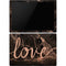Love Rose Gold Black Surface Pro 6 Skin