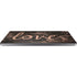 Love Rose Gold Black Universal Laptop 18in (14.6 x 10.6in) Skin