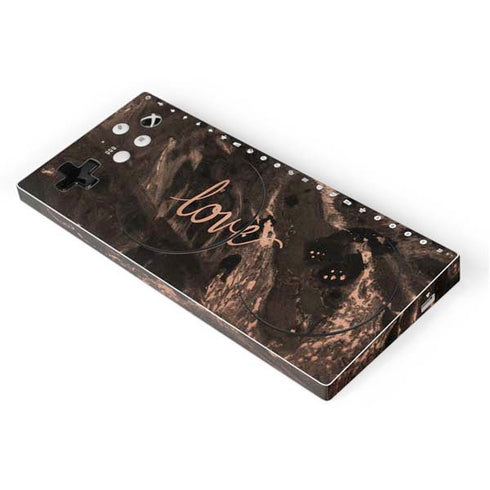 Love Rose Gold Black Xbox Adaptive Controller Skin