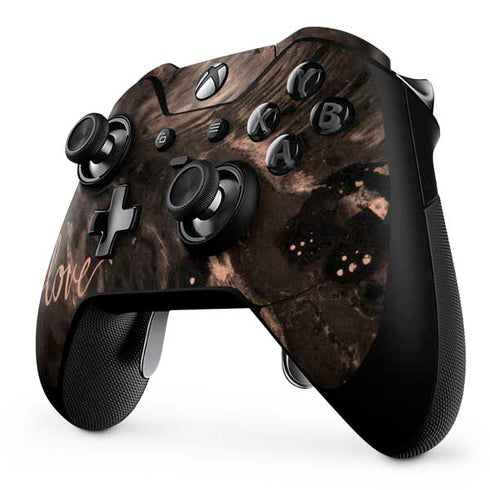 Love Rose Gold Black Xbox One Elite Controller Skin