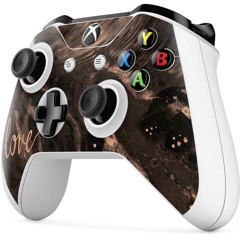 Love Rose Gold Black Xbox One S All-Digital Edition Bundle Skin