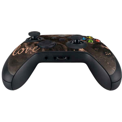 Love Rose Gold Black Xbox Series X Controller Skin