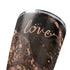 Love Rose Gold Black Yeti 20oz Tumbler Skin