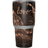 Love Rose Gold Black Yeti 30oz Rambler Tumbler Skin