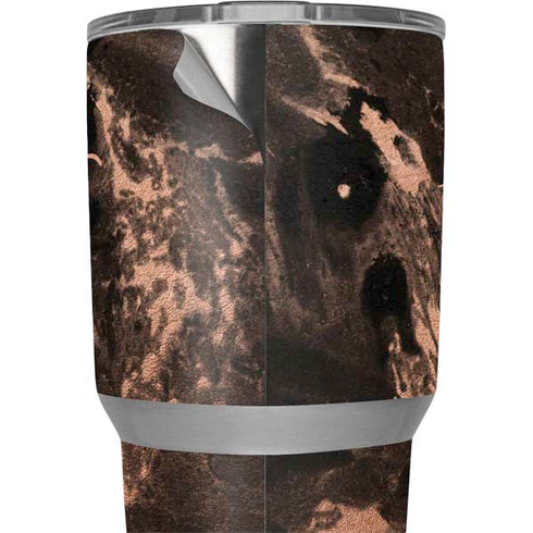 Love Rose Gold Black Yeti 30oz Rambler Tumbler Skin