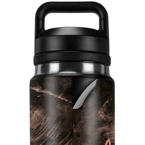 Love Rose Gold Black YETI Rambler 26oz Bottle Skin