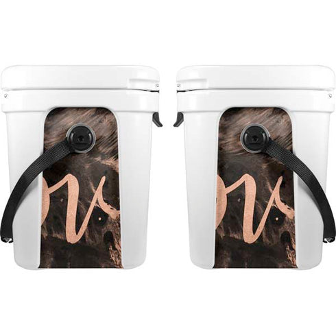 Love Rose Gold Black YETI Roadie 24 Hard Cooler Skin
