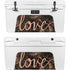 Love Rose Gold Black YETI Tundra 75 Hard Cooler Skin