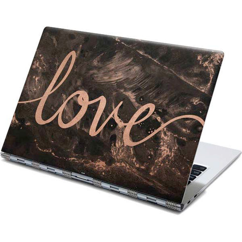 Love Rose Gold Black Yoga 910 2-in-1 14in Touch-Screen Skin