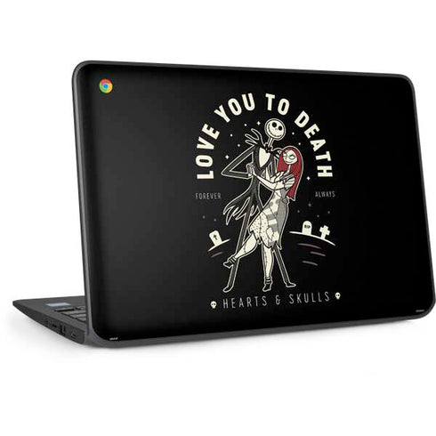 Disney The Nightmare Before Christmas Love You To Death HP Chromebook Skin