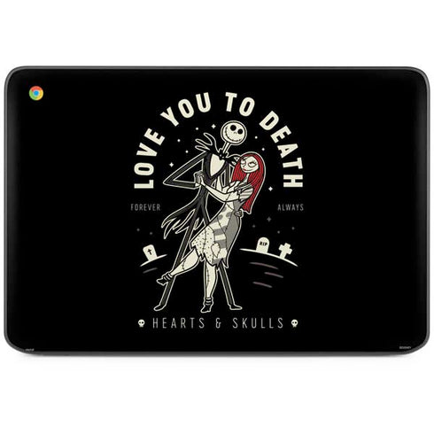 Disney The Nightmare Before Christmas Love You To Death HP Chromebook Skin
