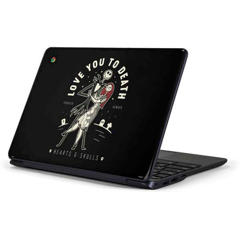 Disney The Nightmare Before Christmas Love You To Death Samsung Chromebook Skin