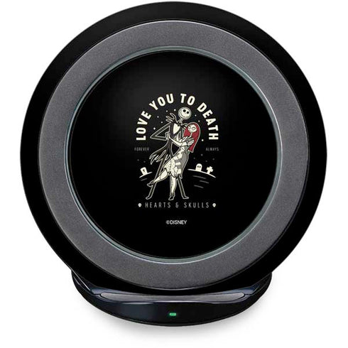 Disney The Nightmare Before Christmas Love You To Death Fast Charge Wireless Charging Stand Skin