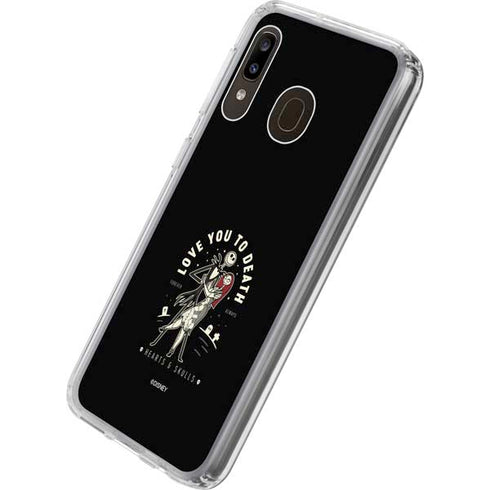 Disney The Nightmare Before Christmas Love You To Death Galaxy A20 Clear Case