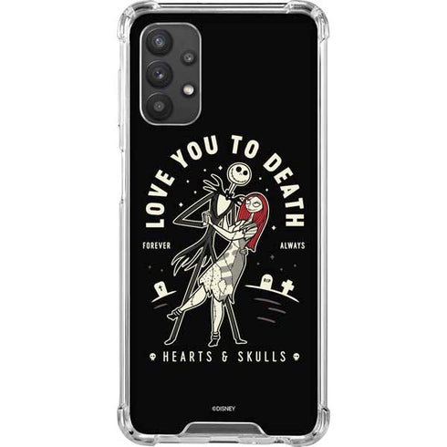 Disney The Nightmare Before Christmas Love You To Death Galaxy A32 5G Clear Case