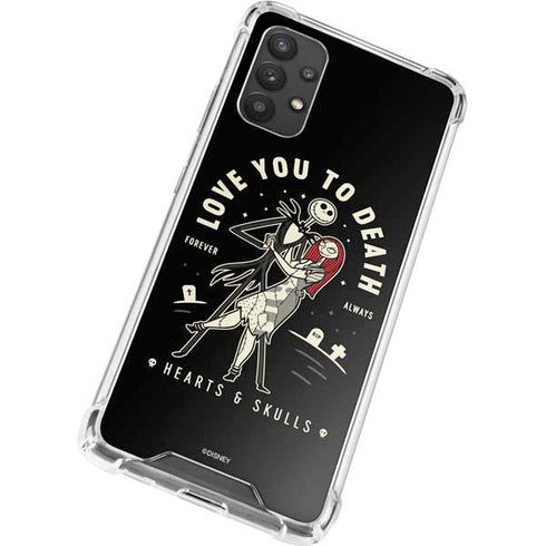 Disney The Nightmare Before Christmas Love You To Death Galaxy A32 5G Clear Case