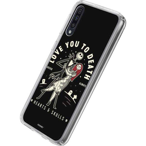 Disney The Nightmare Before Christmas Love You To Death Galaxy A50 Clear Case