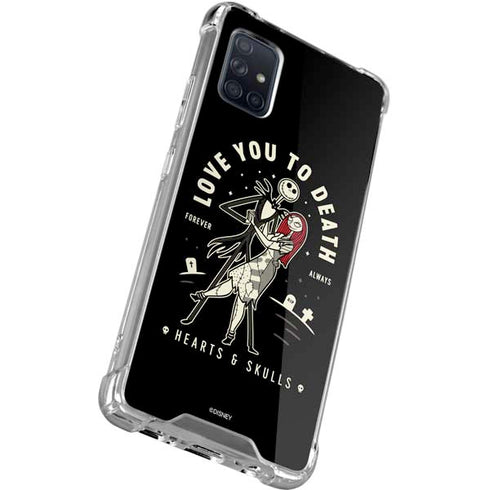 Disney The Nightmare Before Christmas Love You To Death Galaxy A51 5G Clear Case