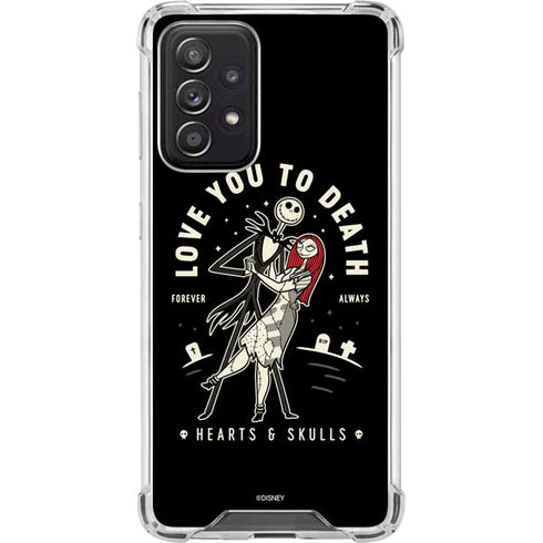 Disney The Nightmare Before Christmas Love You To Death Galaxy A52 5G Clear Case