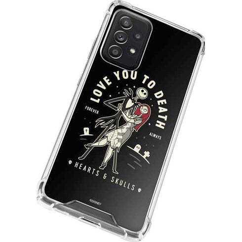 Disney The Nightmare Before Christmas Love You To Death Galaxy A52 5G Clear Case