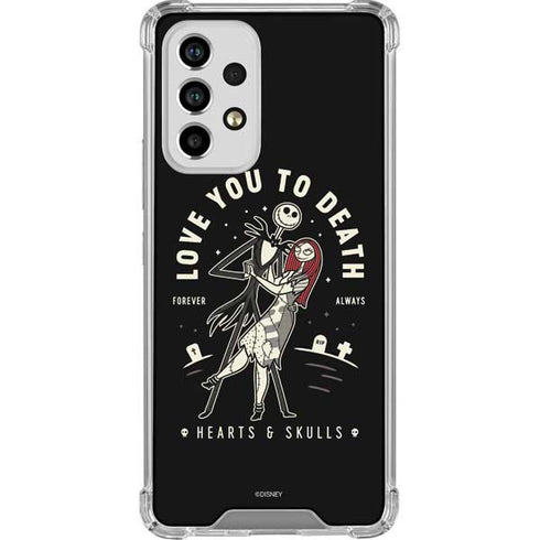 Disney The Nightmare Before Christmas Love You To Death Galaxy A53 5G Clear Case