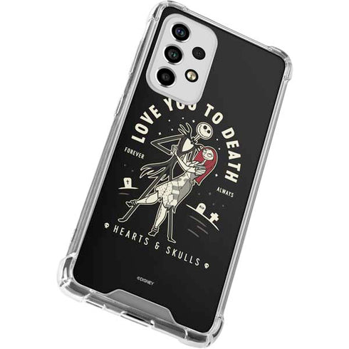 Disney The Nightmare Before Christmas Love You To Death Galaxy A53 5G Clear Case