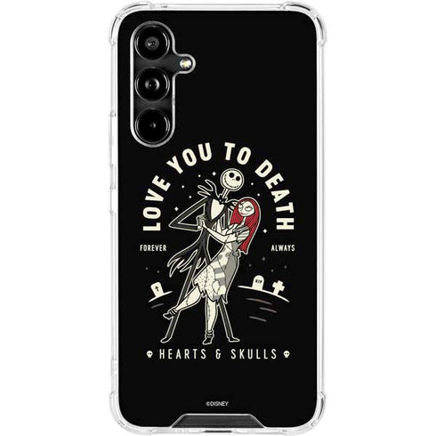 Disney The Nightmare Before Christmas Love You To Death Galaxy A54 5G Clear Case