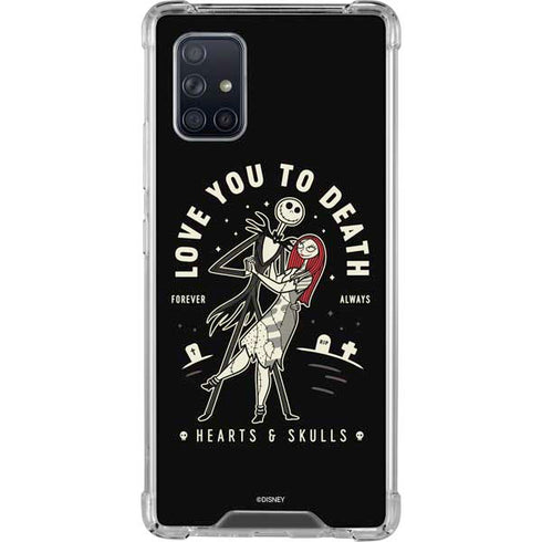 Disney The Nightmare Before Christmas Love You To Death Galaxy A71 5G Clear Case