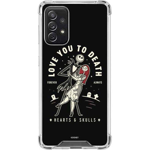Disney The Nightmare Before Christmas Love You To Death Galaxy A72 5G Clear Case