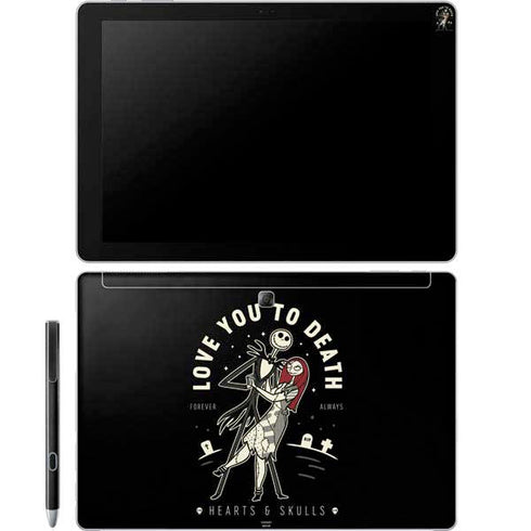 Disney The Nightmare Before Christmas Love You To Death Galaxy Book 12in Skin