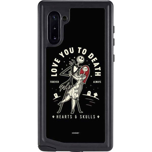 Disney The Nightmare Before Christmas Love You To Death Galaxy Note 10 Waterproof Case