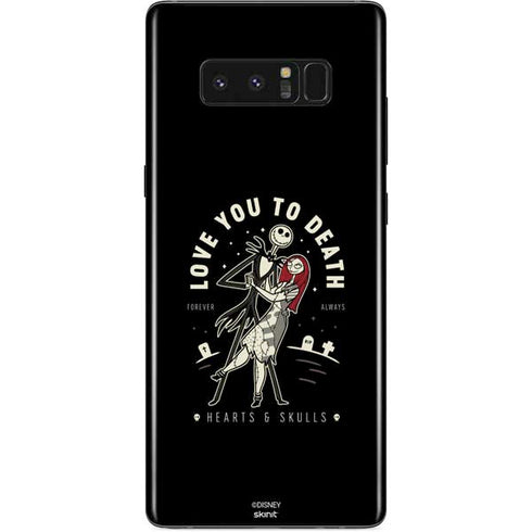 Disney The Nightmare Before Christmas Love You To Death Galaxy Note 8 Skin