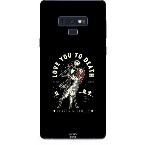 Disney The Nightmare Before Christmas Love You To Death Galaxy Note 9 Skin