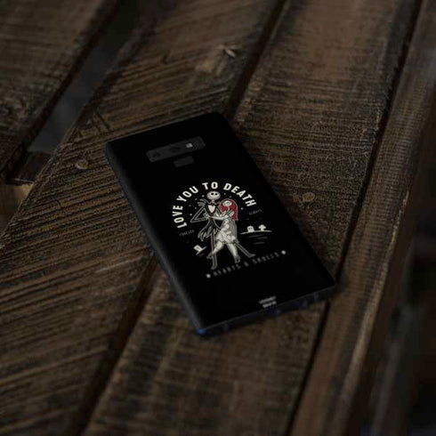 Disney The Nightmare Before Christmas Love You To Death Galaxy Note 9 Skin