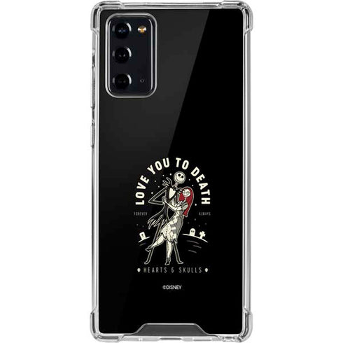 Disney The Nightmare Before Christmas Love You To Death Galaxy Note20 5G Clear Case