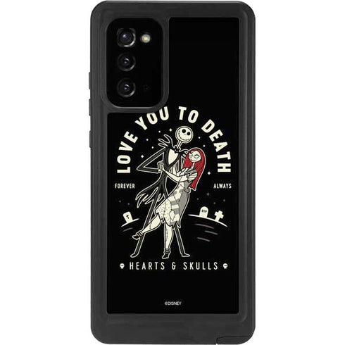 Disney The Nightmare Before Christmas Love You To Death Galaxy Note20 5G Waterproof Case