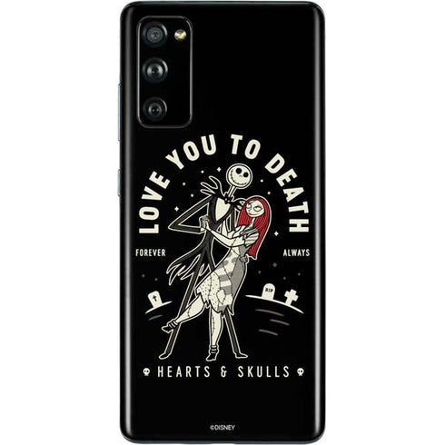 Disney The Nightmare Before Christmas Love You To Death Galaxy S20 Fan Edition Skin