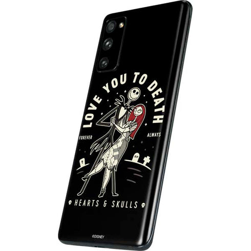 Disney The Nightmare Before Christmas Love You To Death Galaxy S20 Fan Edition Skin
