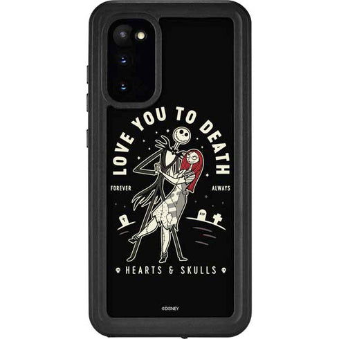 Disney The Nightmare Before Christmas Love You To Death Galaxy S20 Waterproof Case
