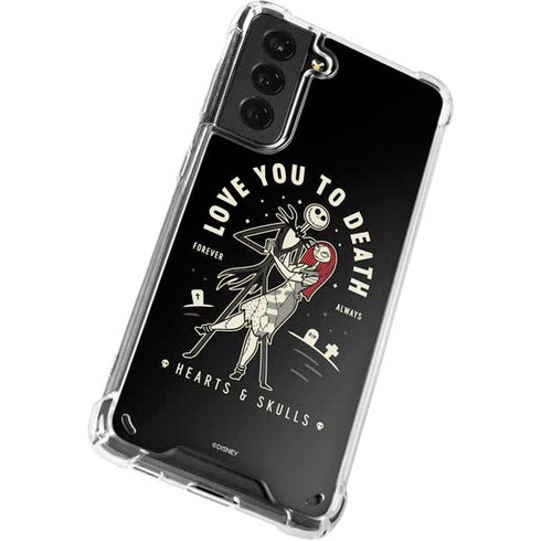Disney The Nightmare Before Christmas Love You To Death Galaxy S21 5G Clear Case